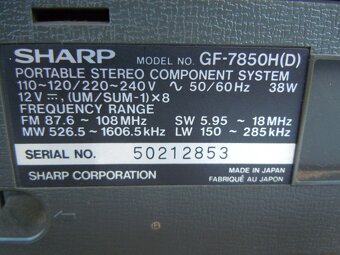 SHARP GF - 7850 H - 13