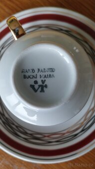 Československé hrnky, kompotové misky, šálky,džbán - 13