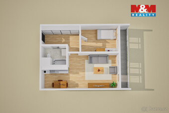 Prodej bytu 2+kk, 40 m², Teplice, ul. Antonína Sochora - 13