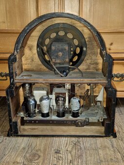 Starožitné rádio Telefunken 341WL, 1931/32, velká kaplička - 13