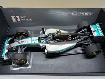 6x F1 MERCEDES 2013-2015 HAMILTON A ROSBERG MINICHAMPS 1:18 - 13