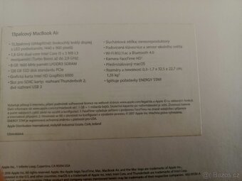 Apple Macbook Air I5 1,8GHz 2017 13,3" 8/128GB - 13
