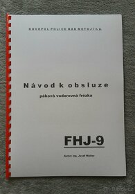 Návody kovo frézek FA-3, FN-20, FN-22, FN-32... - 13