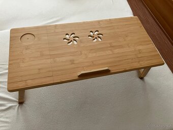 Stolek na notebook do postele 72x35x26 cm - 13