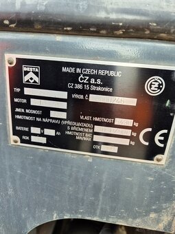 Vysokozdvižný vozík DESTA  D35K, nosnost 3500Kg,diesel - 13