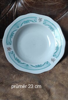 Retro porcelánové talíře - 13