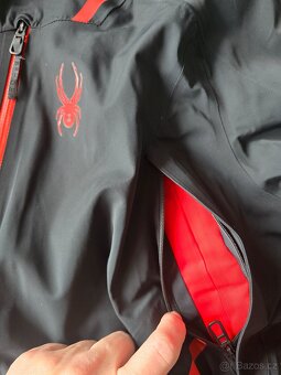 Pánská černá lyžařská bunda Spyder vel. XL - 13