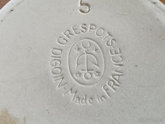 VINTAGE KAMENINOVÁ MÍSA GRÉS & POTIERS DIGOIN - FRANCIE - 13