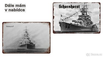plechová cedule - Pouštní liška Erwin Rommel - 13