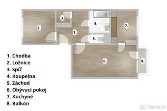 Byt 2+1 s balkónem - ideální pro pár - 13