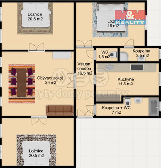 Prodej bytu, 4+1,120 m2, Hořejší nábřeží, Praha 5 - Smíchov - 13