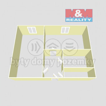 Pronájem bytu 1+1, 37 m², Ostrava, ul. Výškovická - 13