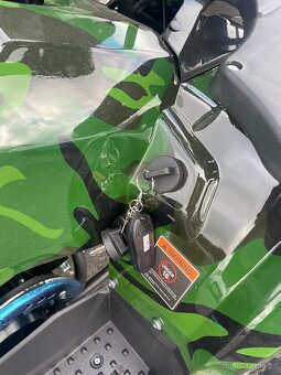 Dětská čtyřkolka Piranha Veyron 125cc 1G8 - Zelený maskáč. - 13