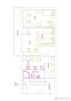 Pronájem byt pro studenty 2+1 zařízený (66,0 m2), Zlín - 13