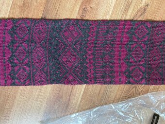 Nová unisex zimní šála Alpine Pro - 180 cm, tmavě fialová - 13