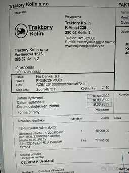 Zahradní sekaci traktor - 13