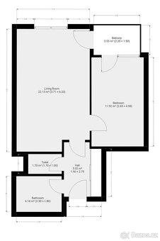 Pronájem bytu 2+kk, Pekařova, Bohnice, 24900 Kč/měs, 47 m2 - 13