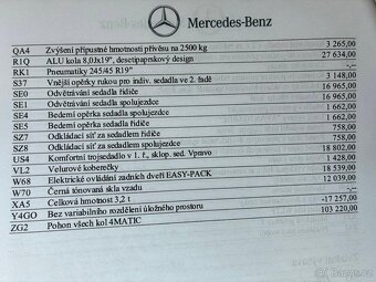Mercedes V 300d 4Matic Webasto, 360 kam, Tažné, DPH - 13