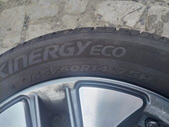 al. disky 4x100 R14 KIA picanto + 165/60/14 letni - 13
