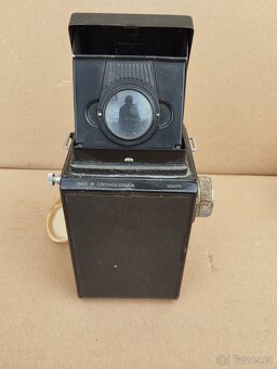 Starý československý fotoaparát Flexaret + návod + část obal - 13