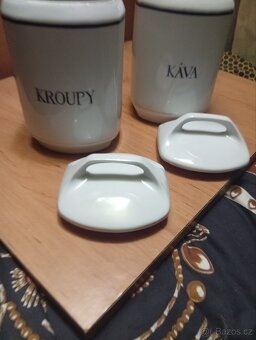 2 STARÉ PORCELANOVÉ DÓZY - 13