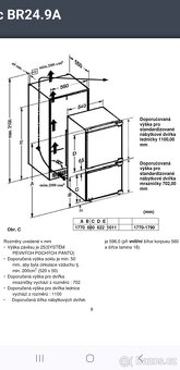Vestavná kombinovaná chladnička Baumatic - 13