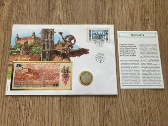 Numismatické mincovní dopisy Československo Slovensko mince - 13