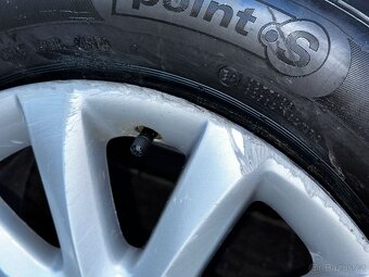 Original ALU kola VW Bristol 15" 6,5J ET50 + 195/65/R15 - 13