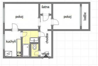 Pronájem bytu 2+1, 63m², Uherský Brod - Šaripova - 13