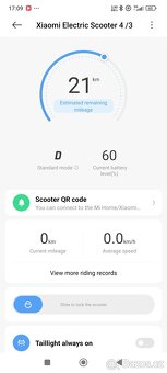 Xiaomi scooter 4  1x Použitá  - 13