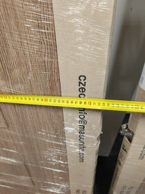 Interiérové dveře 2ks MASONITE 70/ plné s čtvercovým vzorem - 13