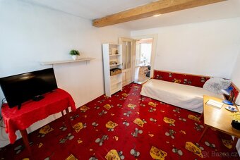 Plužná, prodej usedlosti 155 m2 s pozemky 3.329 m2 a velkými - 13
