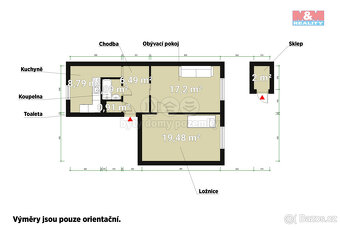 Pronájem bytu 2+1, 56 m², Chodov, ul. Revoluční - 13
