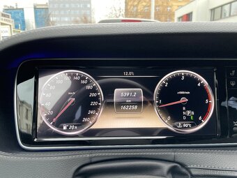 Mercedes S 350d, koupeno nové v ČR, 162 tkm, servis MB, DPH - 13