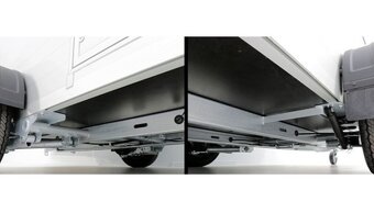 Skříňový přívěs, 300x150x195 cm, 1300 kg - černý - 13
