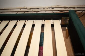Postel 90x200 cm AZURRO VELVET zelena (bez matrace) - 13