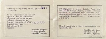 🏁Babetta 207/356 prodej/výměna r.v. 83 s orig. kartičkou - 13