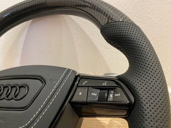 AUDI VOLANT KARBONOVY s AIRBAGOM A6 A7 C8 Q8 S8 SQ8 E-TRON - 13