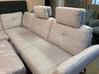 Rohová sedací souprava-Taburet-MONDO Assea-Nová - 13