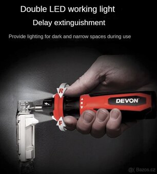 Elektrikářský kapesní aku šroubovák se světlem a indikací - 13