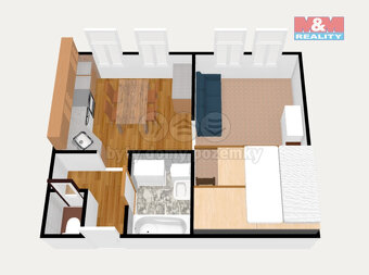 Prodej bytu 1+1, 54 m², Karlovy Vary, ul. Sklářská - 13