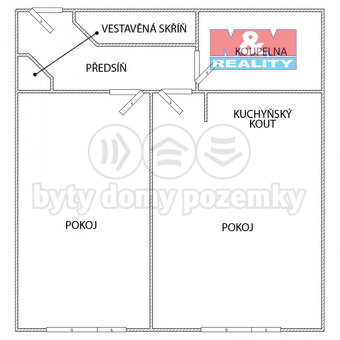 Prodej bytu 2+kk, 48 m², DV, Ústí nad Labem, ul. Obvodová - 13