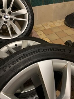 Alu kola Škoda R17 5X112 LETNÍ PNEU 225/45 R17 TRIUS - 13