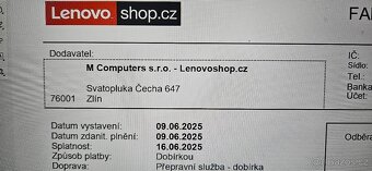 Lenovo ThinkPad E16 G1 Nový, 3 roky záruky, 40GB RAM - 13