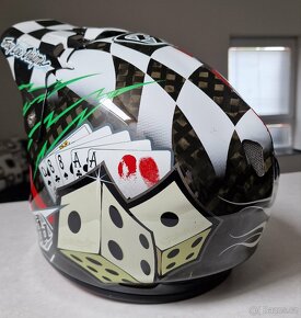 Karbonová integrální helma Troy Lee Designs D2 velikost M/L - 13