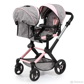 Kočárek pro panenky Xeo Twin - 13
