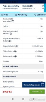 Dětská elektrokoloběžka - 13