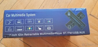 1din rádio Podofo výsuvný displej 7" - 13