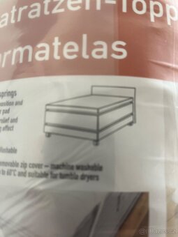 Prodám novou boxspring postel 140 x 200 cm - 13