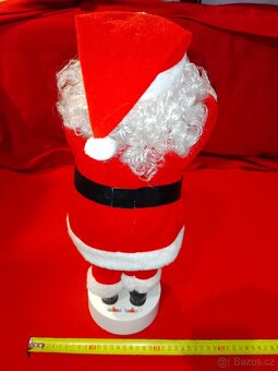 Dřevěné louskáčky 2 ks + Santa hrací - 13